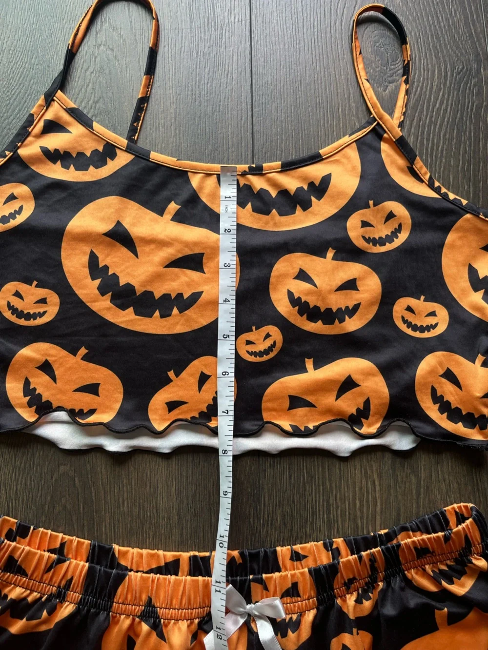 Halloween Pumpkin Matching Pajama Set